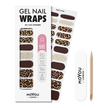MoYou London Non-UV Gel Wraps Savage Chic