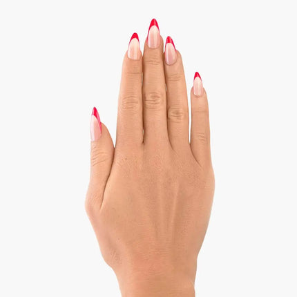 Nail HQ Almond Red French Nails