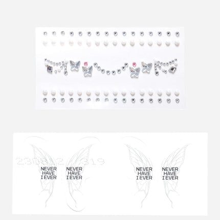 Never Have I Ever Face Adornments Whimsical Wings