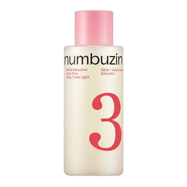 Numbuzin No.3 Bifida Bakuchiol Zero Pore Milky Toner Light