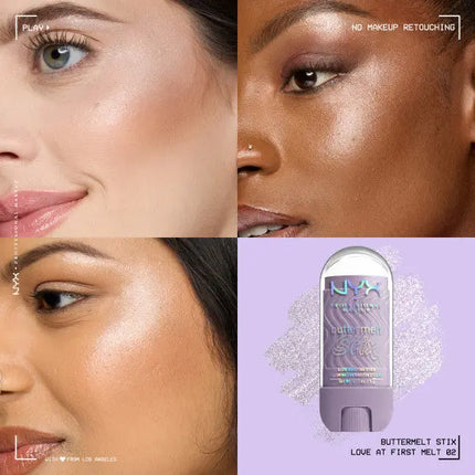 NYX Professional Makeup Buttermelt Highlighter Stix Love at First Melt