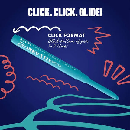 NYX Professional Makeup Epic Inky Stix Eyeliner Cyber Cyan