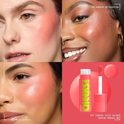 NYX Professional Makeup Fat Cheeks Blush Peach Plunge