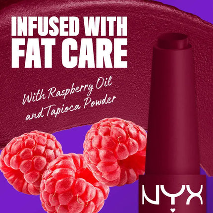 NYX Professional Makeup Fat Matte Smooth Color Lipstick Berry Smooth