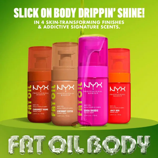 NYX Professional Makeup Fat Oil Juicy Boo Body Oil Mini