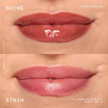 NYX Professional Makeup Lip IV Hydrating Gloss Drippin' Nude