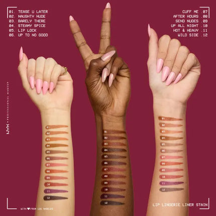 NYX Professional Makeup Lip Lingerie Lip Liner Stain Send Nudes