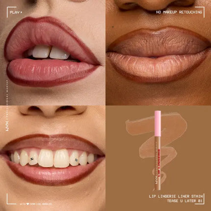 NYX Professional Makeup Lip Lingerie Lip Liner Stain Tease U Later