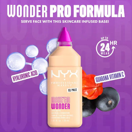 NYX Professional Makeup Make 'EM Wonder Foundation