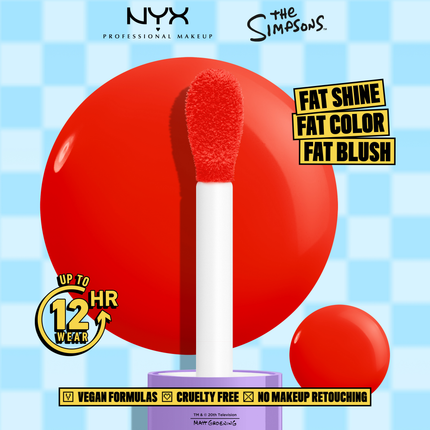NYX Professional Makeup Saucy Sisters Juicy Liquid Blush Selma Snarky Scarlet
