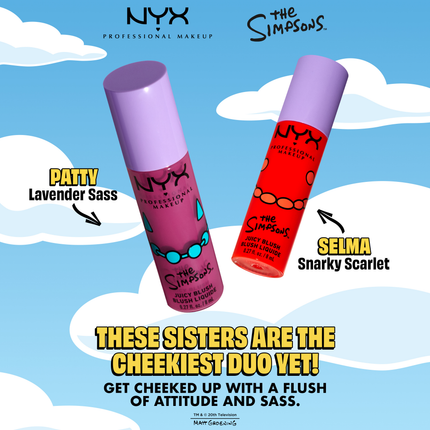 NYX Professional Makeup Saucy Sisters Juicy Liquid Blush Selma Snarky Scarlet