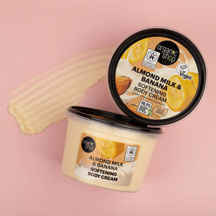 Organic Shop Almond Milk & Banana Softening Body Cream