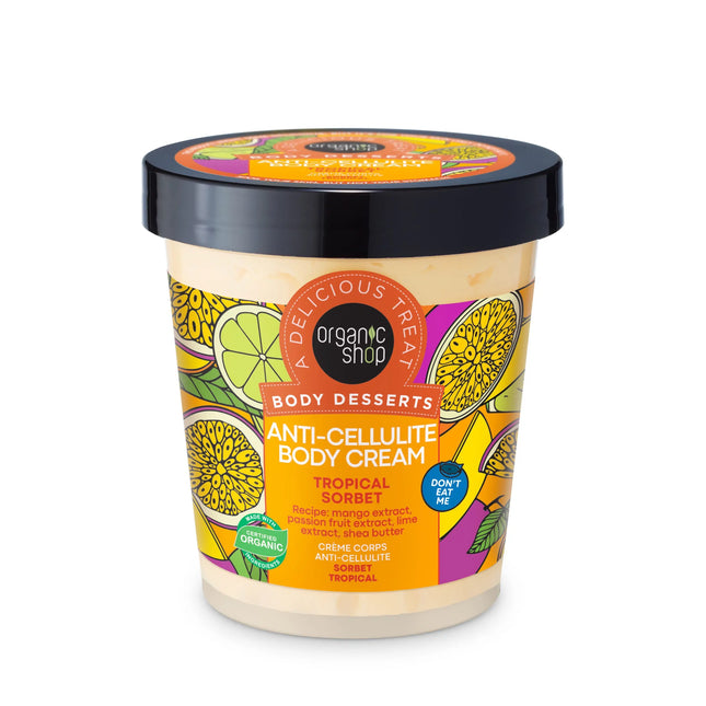 Organic Shop Body Desserts Anti Cellulite Body Cream Tropical Sorbet