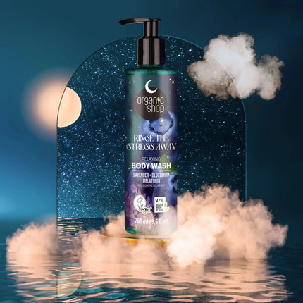 Organic Shop Sleeping Relaxing Body Wash Rinse The Stress Away