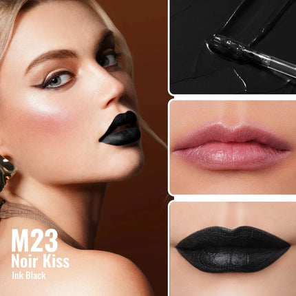 Oulac Kissproof Liquid Matte Lipstick M23 Noir Kiss
