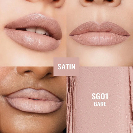 Oulac Sensual Glow Lipstick SG01 Bare