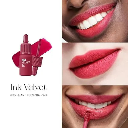 Peripera Ink Velvet 16 Heart Fuchsia Pink