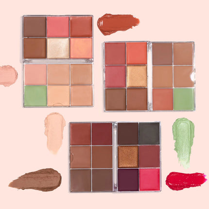 Revolution Everything Base Face Icon Complexion Palette Dark
