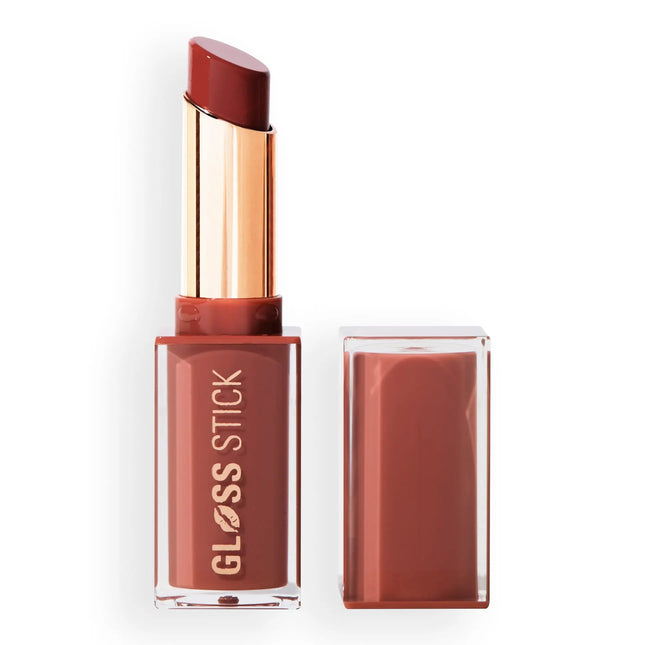 Revolution Pout Lip Gloss Stick Toffee Nude