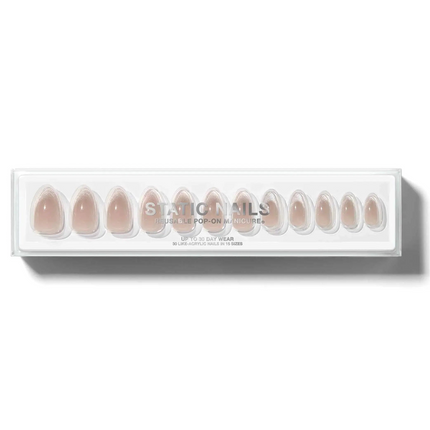 Static Nails Reusable Pop-On Manicure Champagne Room