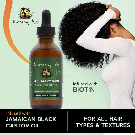 Sunny Isle Rosemary & Mint Hair Oil