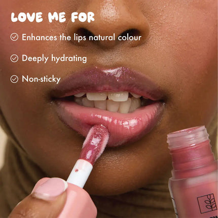 The Beauty Crop Glow Milk Lip Oil Cherry Ice