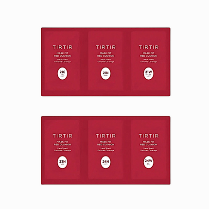 TIRTIR Mask Fit Red Cushion 6 Shade Trial Kit