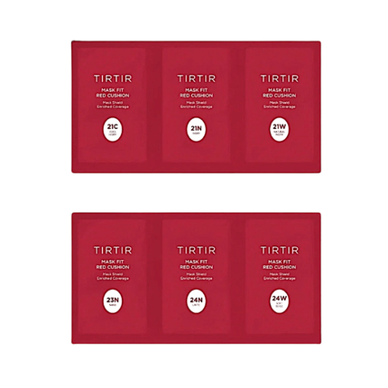 TIRTIR Mask Fit Red Cushion 6 Shade Trial Kit
