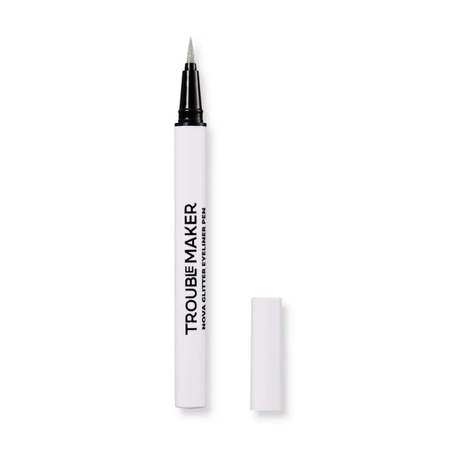 Trouble Maker Nova Glitter Liquid Eyeliner Pen Circuit Breaker Silver