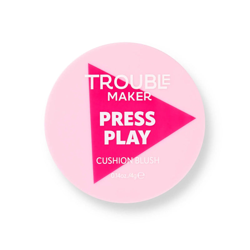 Trouble Maker Press Play Blush Cushion On Repeat Rosie Pink