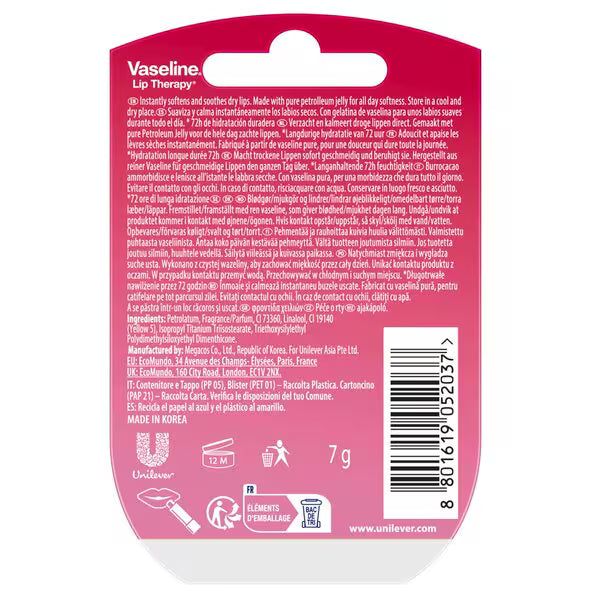 Vaseline Lip Therapy Mini Rosy