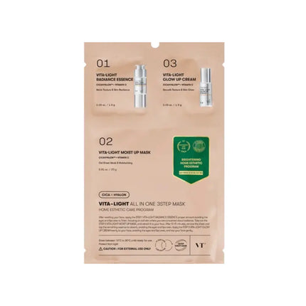 VT Cosmetics Vita-light All In One 3 Step Mask