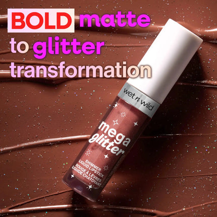 Wet n Wild Mega Glitter Shimmer Liquid Lipstick Hear Me Out