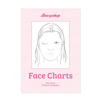 Boozyshop Facecharts Workbook 50 pcs.